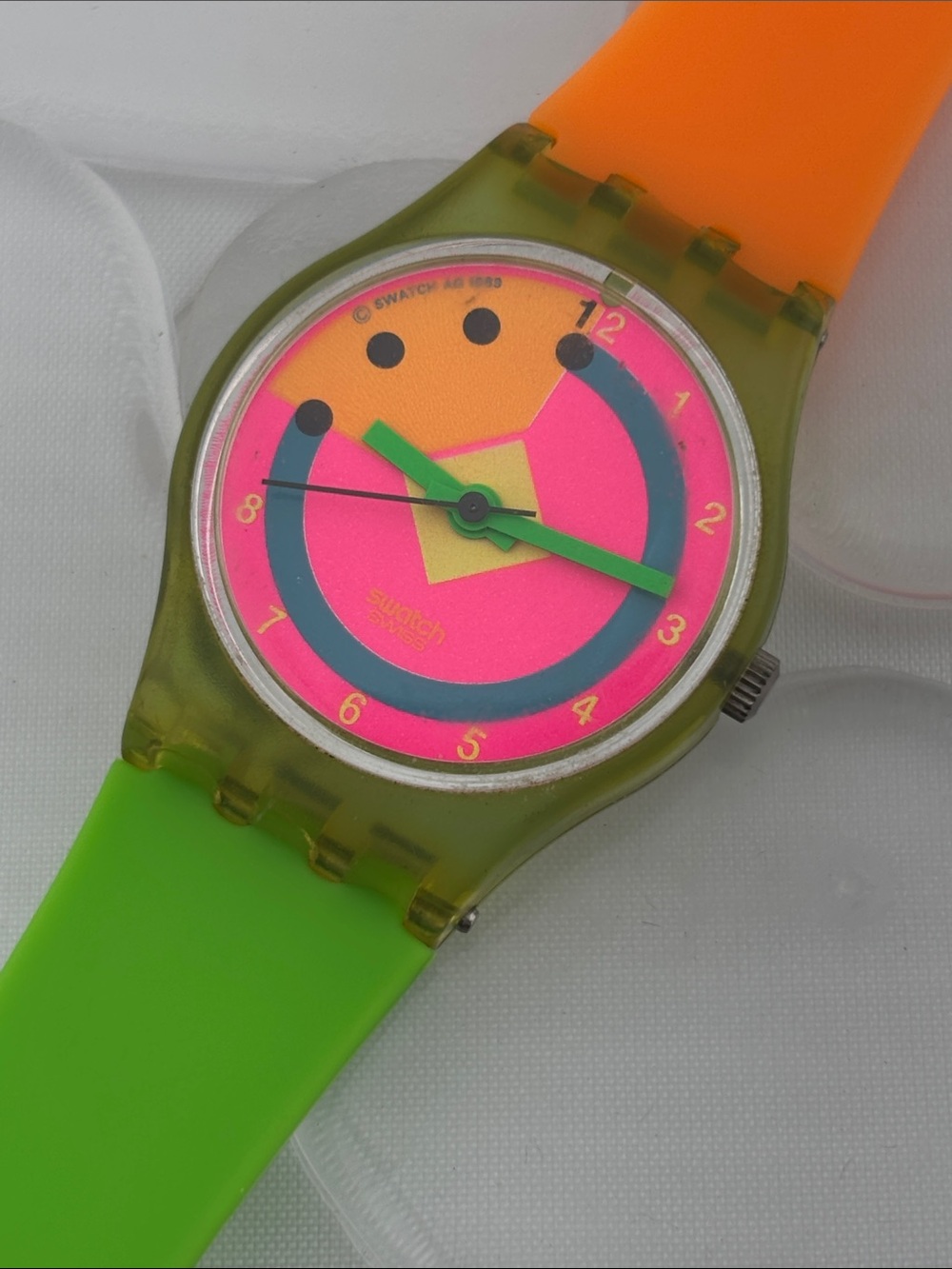 Swatch Watch - LN106 - PINK HURRYCANE